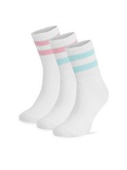 Sprandi Skarpety krótkie 0UB-003-AW24 (3-PACK) Różowy. Czerwone skarpety damskie Sprandi, bez wzorów, z bawełny. Za 24.99 zł.