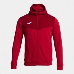Bluza dresowa z kapturem Joma Campus Street. Czerwone bluzy męskie Joma, m, bez wzorów, z dresówki, sportowe, z kapturem. Za 379.50 zł.