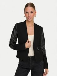ONLY Marynarka Farida 15334242 Czarny Regular Fit. Czarne żakiety damskie Only, bez wzorów, z syntetyku. Za 119.99 zł.