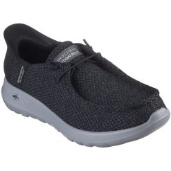 Buty sportowe męskie Skechers Go Walk Max Halyco. Czarne buty sportowe męskie Skechers, bez zapięcia. W wyprzedaży za 390.00 zł.