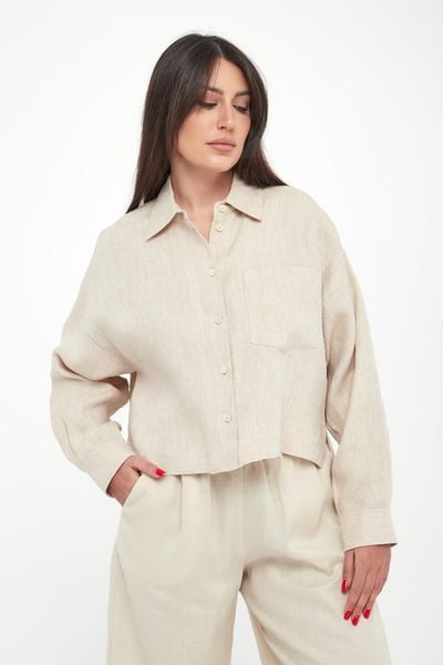 Koszula damska lniana Capo WEEKEND MAX MARA. Koszule damskie Weekend Max Mara, bez wzorów, bez kołnierzyka, bez ramiączek. Za 1,369.00 zł.