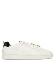 Geox Sneakersy J Eclyper J56LRA 000BC C1000 D Biały. Białe buty sportowe dziewczęce Geox, bez wzorów, ze skóry, bez zapięcia. Za 169.99 zł.