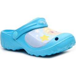 Klapki dziewczęce piankowe Kraina Lodu Elza niebieskie r. 23. Sandały dziewczęce marki NoName. Za 29.99 zł.