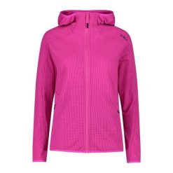 Bluza damska turystyczna CMP 35G6496. Czerwone bluzy sportowe damskie CMP, l, bez wzorów, bez kaptura, trekkingowe. W wyprzedaży za 209.99 zł.