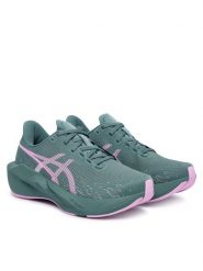 Asics Buty do biegania Novablast 6 1012C008 Zielony. Zielone obuwie sportowe damskie Asics, bez wzorów, z meshu, do biegania. Za 709.99 zł.