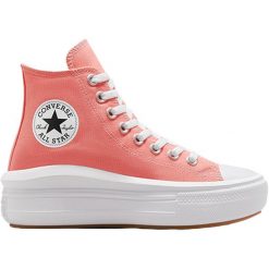 Trampki Converse Chuck Taylor All Star Move, Kobiety. Czerwone trampki i tenisówki damskie Converse, bez wzorów, retro, bez zapięcia. Za 490.00 zł.