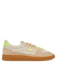 Tommy Hilfiger Klapki Dual Density Hilfiger Pool Slide FM0FM05797 Beżowy. Brązowe klapki męskie Tommy Hilfiger, z syntetyku. Za 409.99 zł.