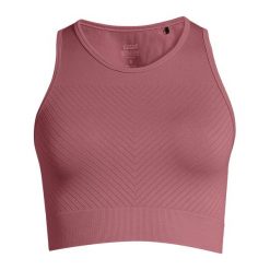 Top treningowy damski Casall Essential Block Seamless Sport. Czerwone koszulki sportowe damskie Casall, bez wzorów, na fitness i siłownię. Za 109.99 zł.