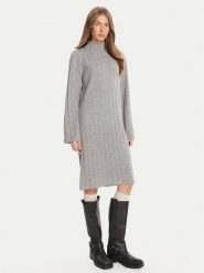 Barbour Sukienka dzianinowa Sophia LDR0939GY71 Szary Regular Fit. Szare sukienki damskie Barbour, s, bez wzorów, z bawełny, bez kołnierzyka, bez ramiączek. Za 459.99 zł.