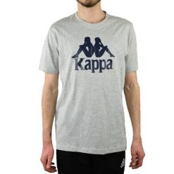 T-shirt Męski Caspar. Szare t-shirty męskie Kappa, m, bez wzorów, sportowe, bez kołnierzyka. Za 59.99 zł.