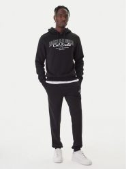 Jack & Jones Komplet t-shirt, bluza i spodnie Makoto 12287681 Czarny Regular Fit. Czarne bluzy męskie Jack & Jones, m, bez wzorów, z bawełny, bez kołnierzyka. Za 219.99 zł.
