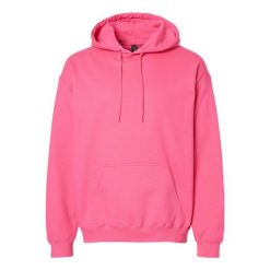 Bluza Z Kapturem Dla Dorosłych Unisex Softstyle Midweight. Czerwone bluzy męskie Gildan, m, bez wzorów, z kapturem. Za 146.99 zł.