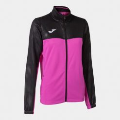 Bluza tenisowa damska Joma Montreal Full Zip. Czarne bluzy sportowe damskie Joma, m, bez wzorów, bez kaptura, tenisowe. Za 149.00 zł.