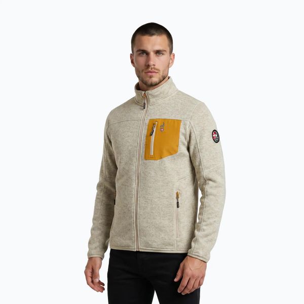 Bluza polarowa męska Aulp Dante. Białe bluzy męskie Aulp, l, bez wzorów, z materiału, bez kaptura. Za 179.99 zł.