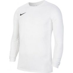 Koszulka treningowa męska Nike DF Park VII. Białe koszulki sportowe męskie Nike, m, bez wzorów, z poliesteru, bez kołnierzyka, bez ramiączek. Za 128.50 zł.