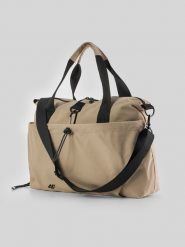 4F Torba sportowa (ok. 16 L) - kremowa Uniwersalny. Brązowe plecaki damskie 4f, bez wzorów, z materiału, sportowe. Za 129.99 zł.