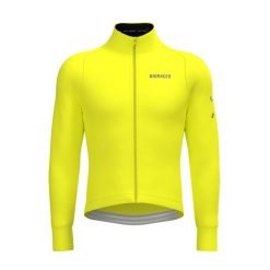 Winter Cycling Jacket Insulating Windproof Men Tempest Protect Fluo Yellow. Żółte buty sportowe męskie BIORACER, bez zapięcia, rowerowe. Za 853.50 zł.