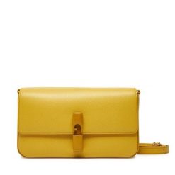 Torebka Furla. Żółte listonoszki damskie Furla, bez wzorów, bez dodatków. Za 1,319.00 zł.