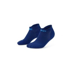 Damskie skarpety kompresyjne do biegania stopki sportowe Core Run. Niebieskie skarpety damskie CEP, bez wzorów, z elastanu. Za 69.00 zł.