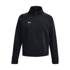Bluza treningowa damska Under Armour Rival Fleece. Białe bluzy sportowe damskie Under Armour, m, bez wzorów, bez kaptura, na fitness i siłownię. Za 351.00 zł.
