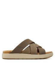 Keen Klapki Elle Mixed 1027277 Brązowy. Brązowe klapki damskie Keen, bez wzorów, z materiału, bez obcasa. W wyprzedaży za 249.99 zł.