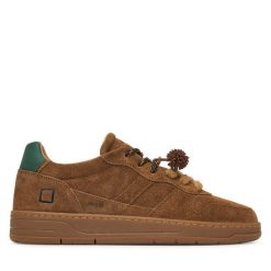 Sneakersy D.A.T.E. Brązowe trampki i tenisówki chłopięce D.A.T.E., bez wzorów, bez zapięcia. Za 914.99 zł.