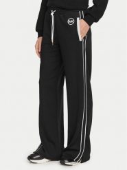 MICHAEL Michael Kors Spodnie dresowe MR630Y0K8N Czarny Regular Fit. Czarne spodnie dresowe damskie MICHAEL Michael Kors, l, bez wzorów, z dresówki. Za 789.99 zł.