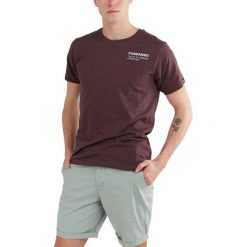 T-shirt męski Fundango Basic - T Logo-7 krótki rękaw. Czerwone t-shirty męskie Fundango, m, bez wzorów, z bawełny, eleganckie, bez kołnierzyka. Za 99.00 zł.