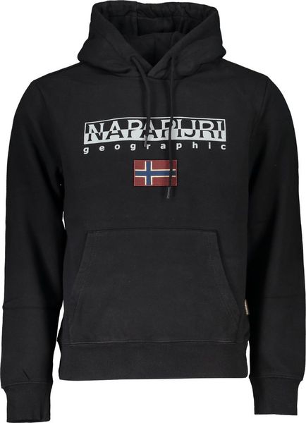 Napapijri NAPAPIJRI MĘSKA BLUZA BEZ ZAMKU, CZARNA S. Czarne bluzy męskie Napapijri, m, bez wzorów, bez kaptura. Za 320.00 zł.