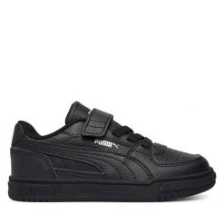 Sneakersy Puma. Czarne trampki i tenisówki chłopięce Puma, bez wzorów, bez zapięcia. Za 199.99 zł.
