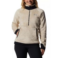 Damski sweter polarowy Mountain Hardwear Polartec High Loft. Brązowe bluzy sportowe damskie Mountain Hardwear, na zimę, s, bez wzorów, z polaru, sportowe, bez kołnierzyka, bez ramiączek, bez kaptura. Za 729.00 zł.
