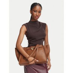 Torebka MICHAEL Michael Kors. Brązowe torebki do ręki damskie MICHAEL Michael Kors, bez wzorów, klasyczne, bez dodatków. Za 1,649.00 zł.