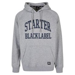 Bluza z kapturem Starter Starter Black Label. Szare bluzy męskie Starter, m, bez wzorów, z kapturem. Za 304.50 zł.
