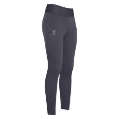 Damskie legginsy jeździeckie z pełną przyczepnością Easy Rider Don. Szare legginsy damskie EASY RIDER, bez wzorów. Za 321.55 zł.
