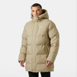 Długa kurtka z kapturem Helly Hansen Alby. Brązowe kurtki męskie Helly Hansen, m, bez wzorów, z puchu, z kapturem. W wyprzedaży za 1,297.50 zł.