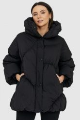 HETREGO Czarna damska długa kurtka puchowa Tiffany, Rozmiar 36 EU - 40 IT. Czarne kurtki damskie HETREGO, s, bez wzorów, z puchu, bez kaptura. W wyprzedaży za 1,659.99 zł.