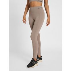 Damskie wysokie legginsy Hummel TIF. Szare legginsy sportowe damskie Hummel, m, bez wzorów, z dzianiny, na jogę i pilates. Za 128.00 zł.