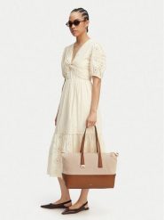 Furla Torebka Olivia LWB01940 BX3542 CN TCO00 Beżowy. Brązowe torebki do ręki damskie Furla, bez wzorów, z materiału, bez dodatków. Za 1,479.00 zł.