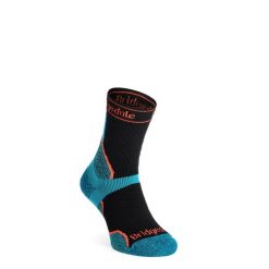Skarpety biegowe damskie Bridgedale Trail Run Midweight T2 Merino Sport Crew. Czarne skarpety damskie Bridgedale, bez wzorów. Za 76.99 zł.