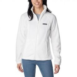 Bluza sportowa damska Columbia Benton Springs. Białe bluzy sportowe damskie Columbia, m, bez wzorów, bez kaptura. Za 295.00 zł.