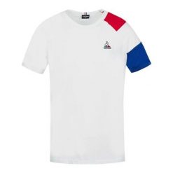 T-Shirt Homme BAT SP TEE SS N°1 M-2510409 Blanc. Białe koszulki sportowe męskie le coq sportif, m, bez wzorów, bez kołnierzyka, bez ramiączek. Za 173.50 zł.