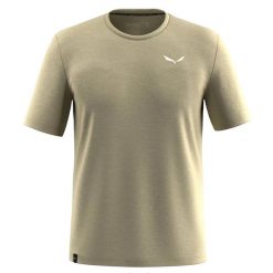 T-shirt z mini logo Salewa Eagle. Brązowe t-shirty męskie Salewa, s, z aplikacjami, z materiału, bez kołnierzyka. Za 371.00 zł.