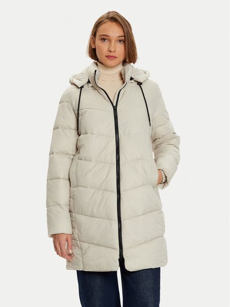 Kaffe Kurtka zimowa Susanne 10508810 Beżowy Regular Fit. Brązowe kurtki damskie Kaffe, na zimę, bez wzorów, z syntetyku, bez kaptura. Za 259.99 zł.