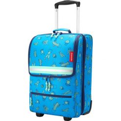 Walizka w kolorze niebieskim - 12 l. Walizki męskie Reisenthel, z materiału. W wyprzedaży za 239.95 zł.