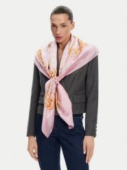 Guess Chusta AW5300 SIL03 Różowy. Czerwone rękawiczki damskie Guess, z aplikacjami, z materiału. Za 229.99 zł.