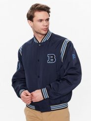Boss Kurtka bomber 50481099 Niebieski Regular Fit. Niebieskie kurtki męskie Boss, m, bez wzorów, z syntetyku, bez kaptura. Za 1,109.00 zł.