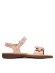 Froddo Sandały Lorine Flowers G3150251-47 S Różowy. Czerwone sandały dziewczęce Froddo, ze skóry, bez zapięcia. Za 339.99 zł.