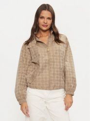 Guess Kurtka przejściowa V4BQ24 WGLW2 Brązowy Regular Fit. Brązowe kurtki damskie Guess, l, z aplikacjami, z syntetyku, bez kaptura. Za 569.99 zł.