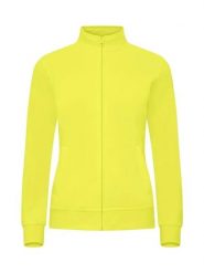 Clique Basic Cardigan Women - Kardigan dresowy w kolorze żółtym odblaskowym. Żółte kardigany damskie CLIQUE, m, bez wzorów, z bawełny. Za 178.87 zł.