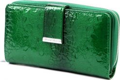 Portfel damski skórzany PELLUCCI 5280-13 zielony. Zielone portfele damskie PELLUCCI, bez wzorów. Za 129.77 zł.